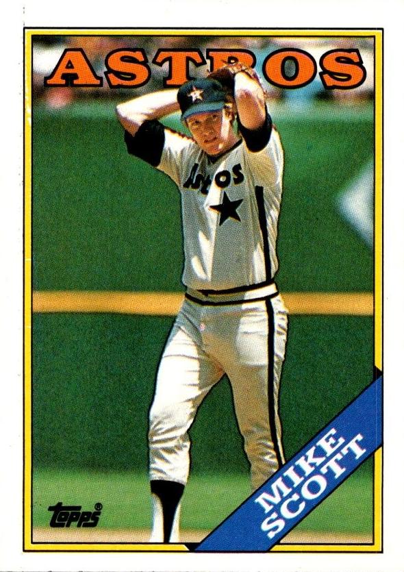1988 Topps Mike Scott #760 card