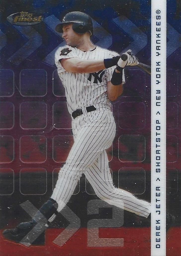 2002 Topps Finest Derek Jeter #14 card