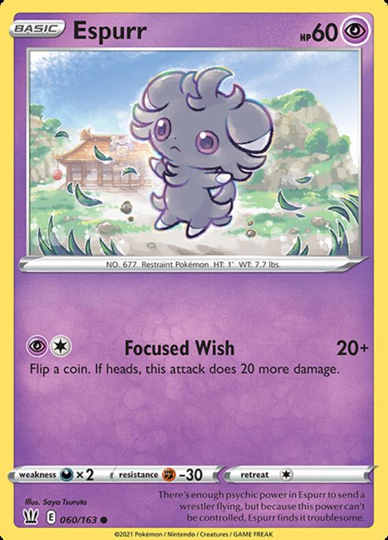 Espurr 2021 Pokemon Battle Styles