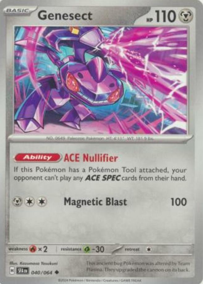 Genesect 2024 Pokemon Scarlet & Violet Shrouded Fable