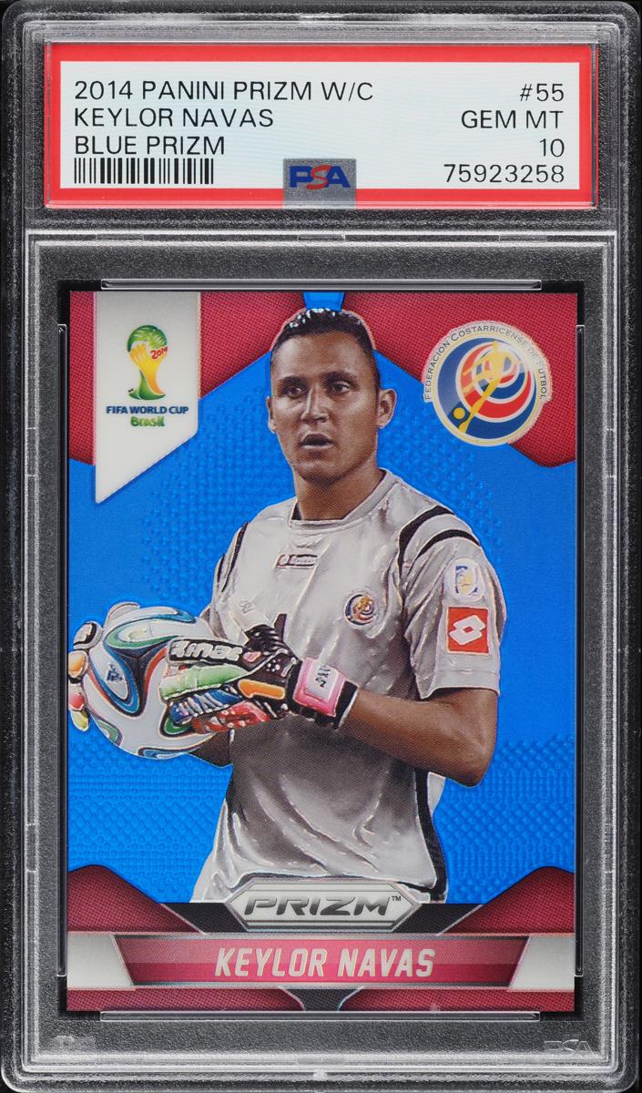 2014 Panini Prizm World Cup Keylor Navas [Blue] #55 card