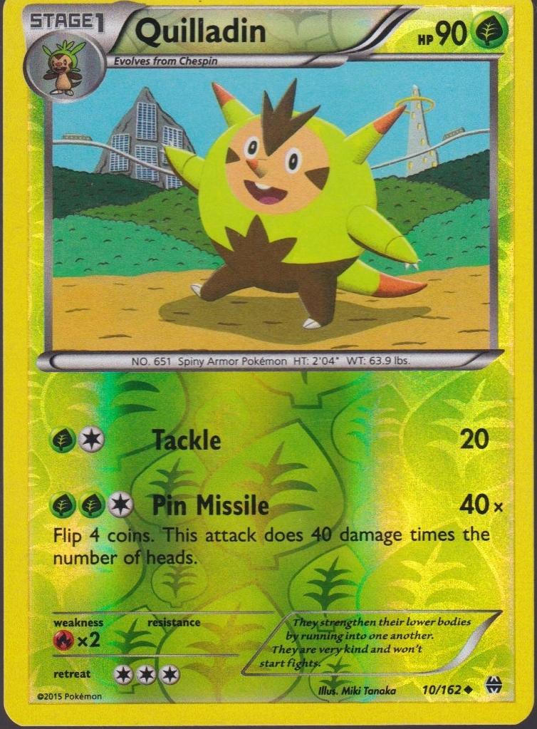 Quilladin 2015 Pokemon XY BREAKthrough