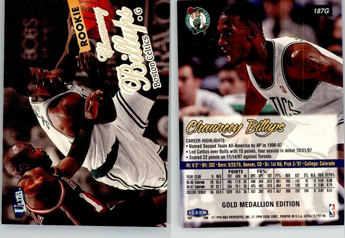 1997 Chauncey Billups [Gold Medallion] #187G