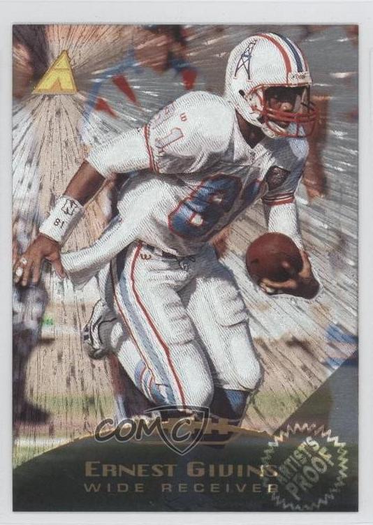 1995 Pinnacle Ernest Givins #105 card