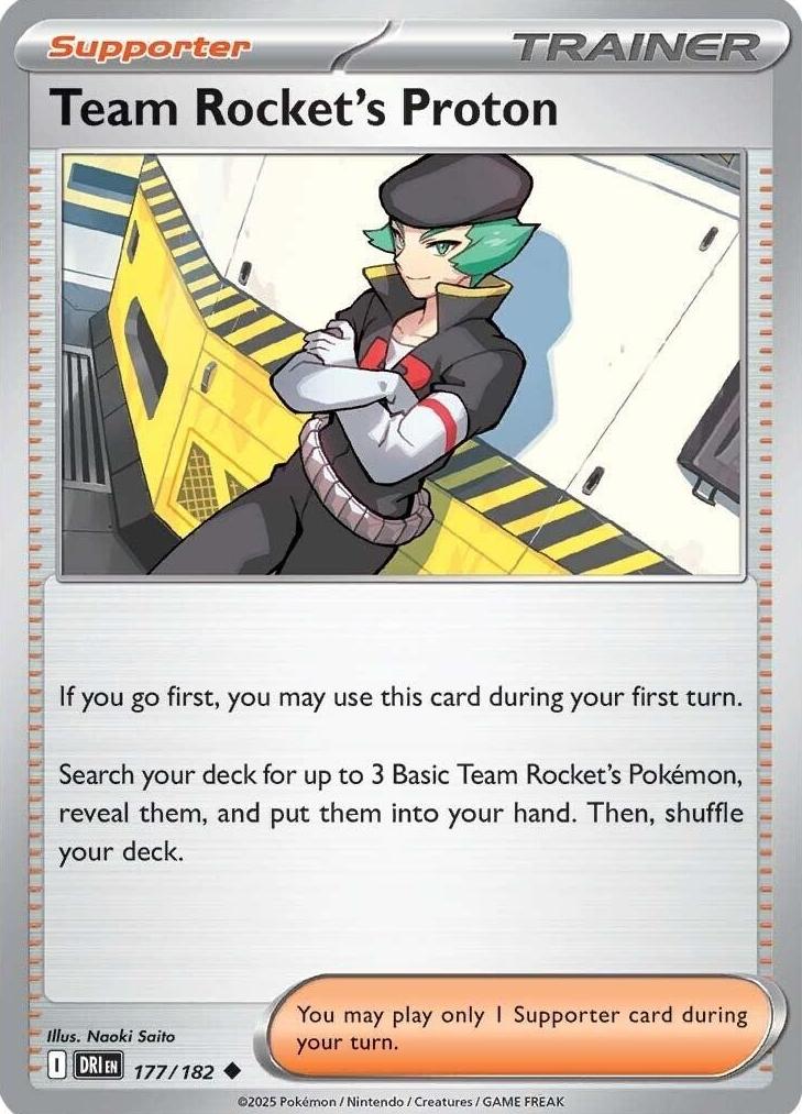 Team Rocket's Proton 2025 Pokemon Scarlet & Violet Destined Rivals