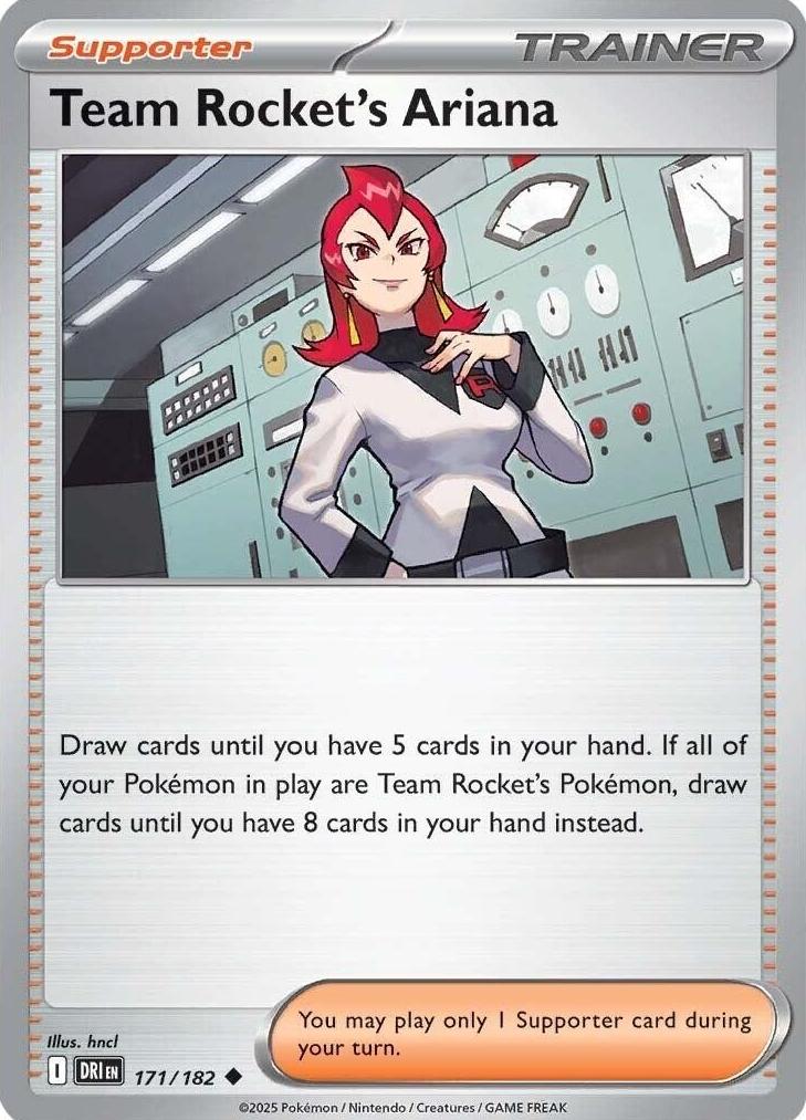 Team Rocket's Ariana 2025 Pokemon Scarlet & Violet Destined Rivals