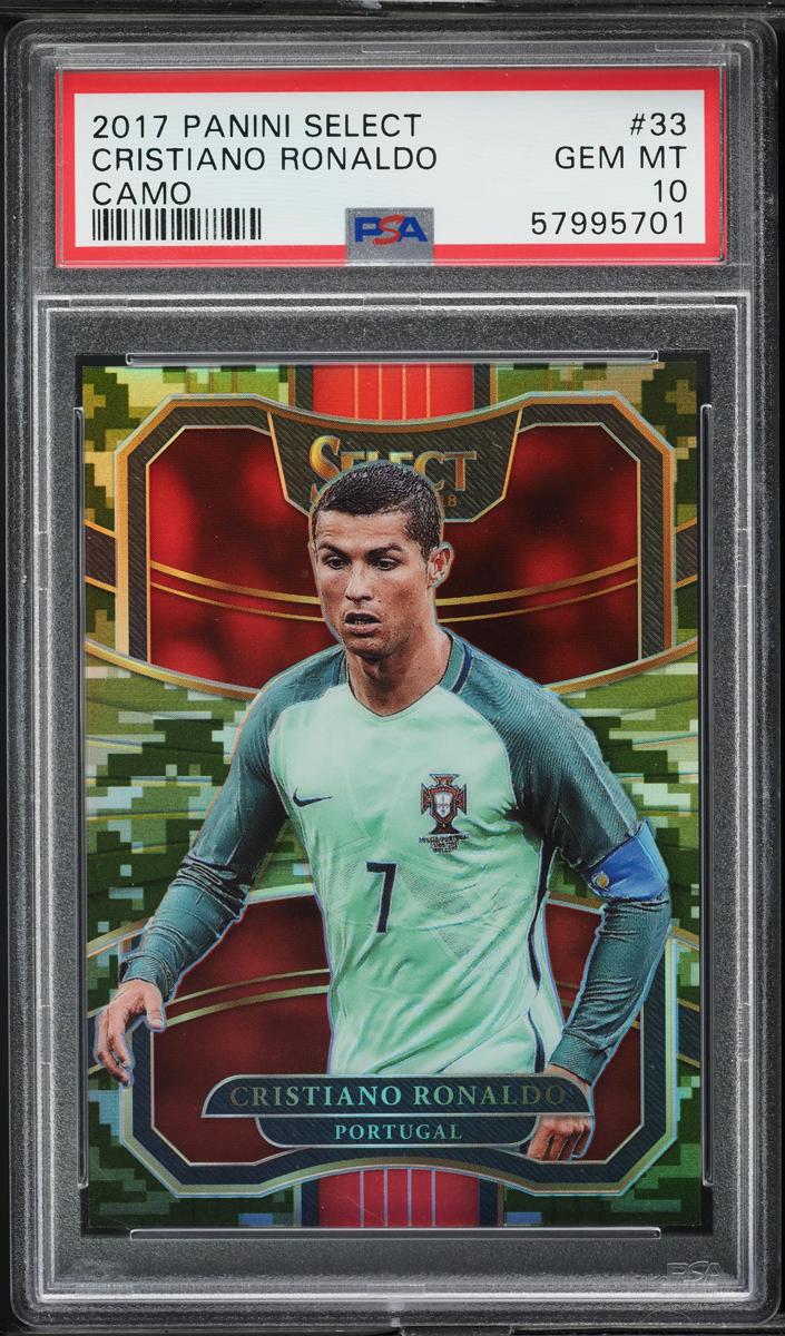 2017 Panini Select Cristiano Ronaldo [Camo] #33 card