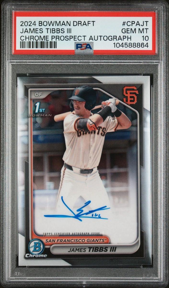 James Tibbs III - 2024 Bowman Draft Chrome Baseball