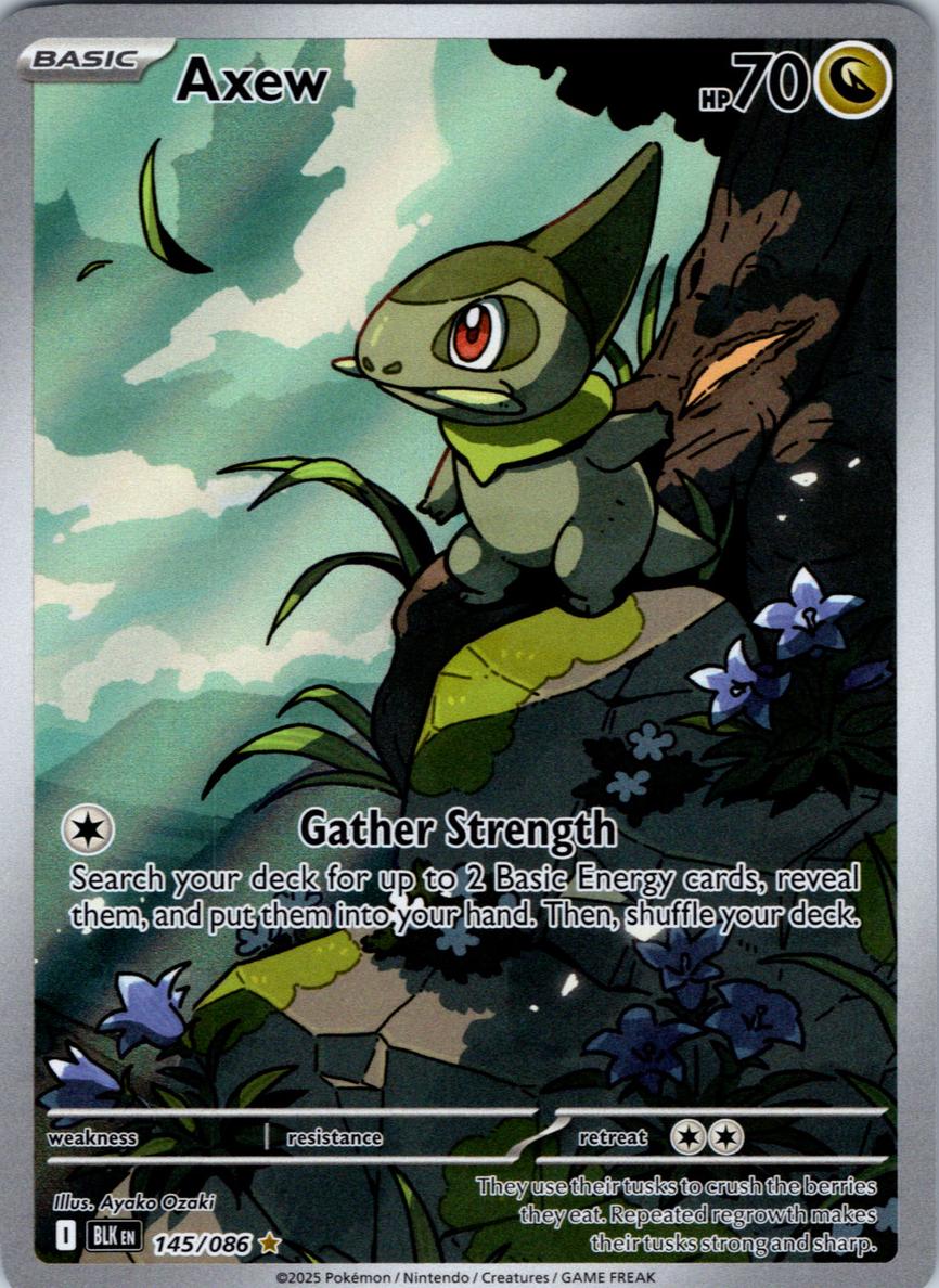 Axew 2025 Pokemon Scarlet & Violet Black Bolt