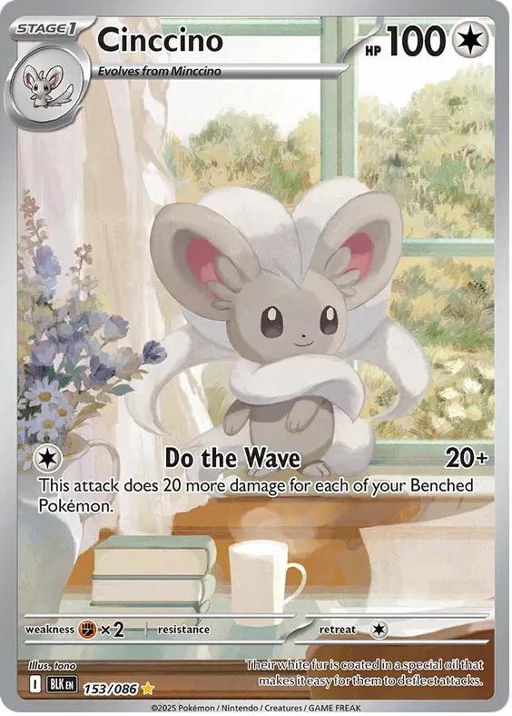 Cinccino 2025 Pokemon Scarlet & Violet Black Bolt