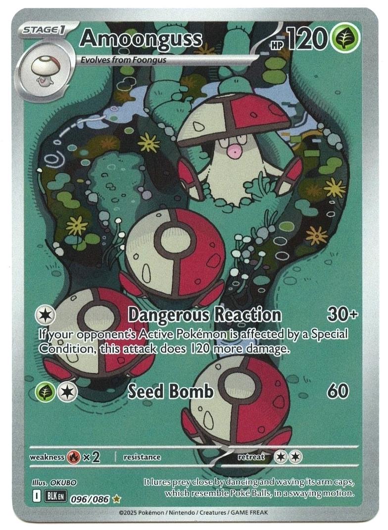 Amoonguss 2025 Pokemon Scarlet & Violet Black Bolt