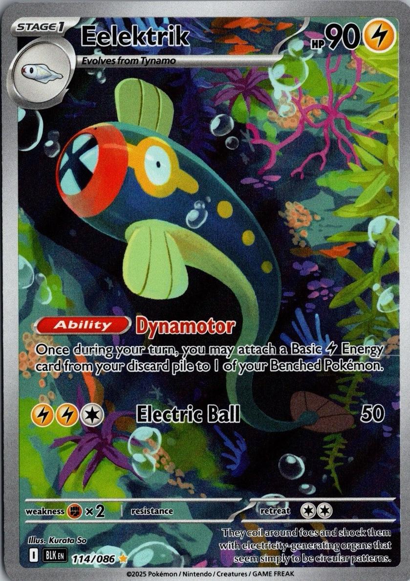 Eelektrik 2025 Pokemon Scarlet & Violet Black Bolt