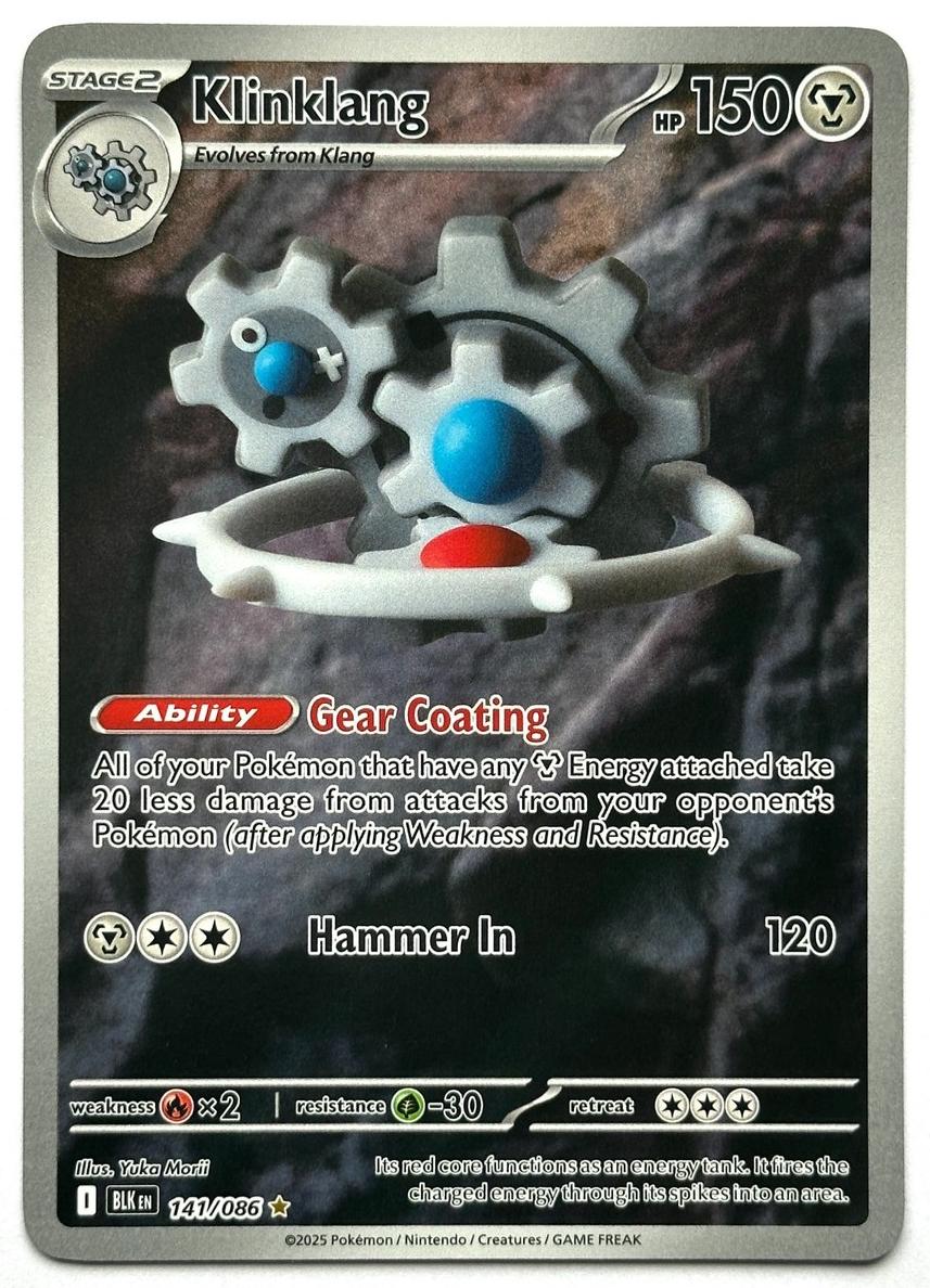 Klinklang 2025 Pokemon Scarlet & Violet Black Bolt