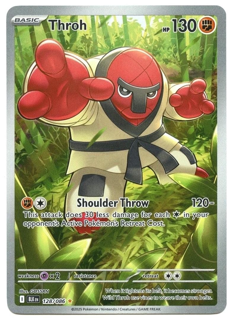 Throh 2025 Pokemon Scarlet & Violet Black Bolt
