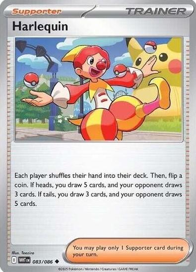 Harlequin 2025 Pokemon Scarlet & Violet White Flare