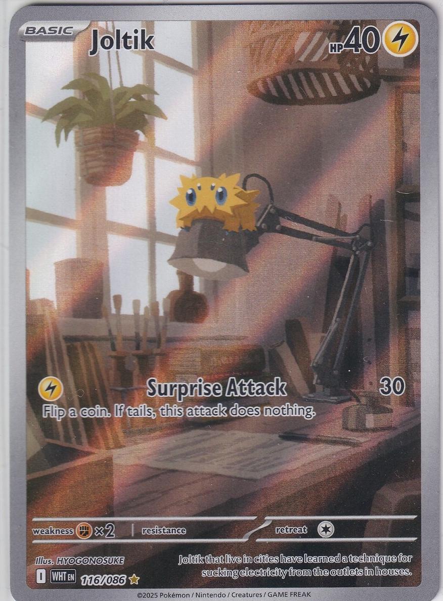 Joltik 2025 Pokemon Scarlet & Violet White Flare