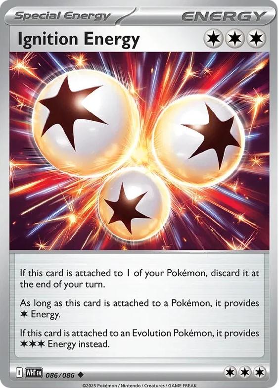 Ignition Energy 2025 Pokemon Scarlet & Violet White Flare