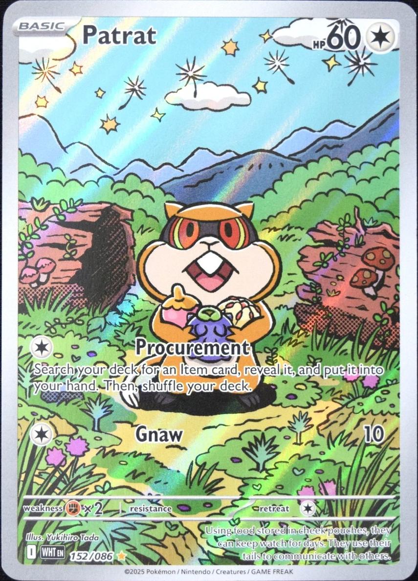 Patrat 2025 Pokemon Scarlet & Violet White Flare