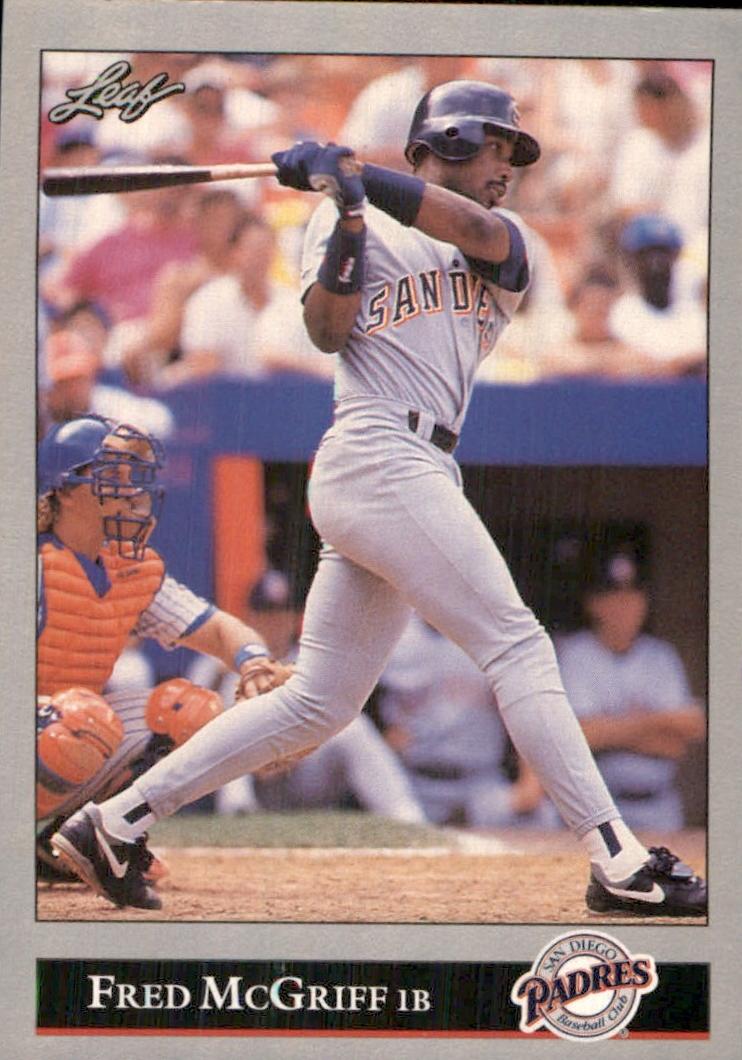1992 Leaf Fred McGriff #274 card