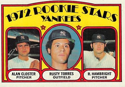 1972 1972 Rookie Stars Yankees #124
