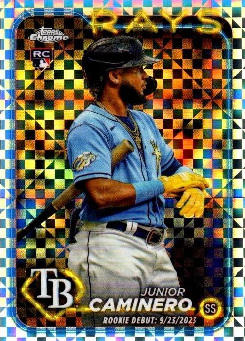Junior Caminero 2024 Chrome Update card