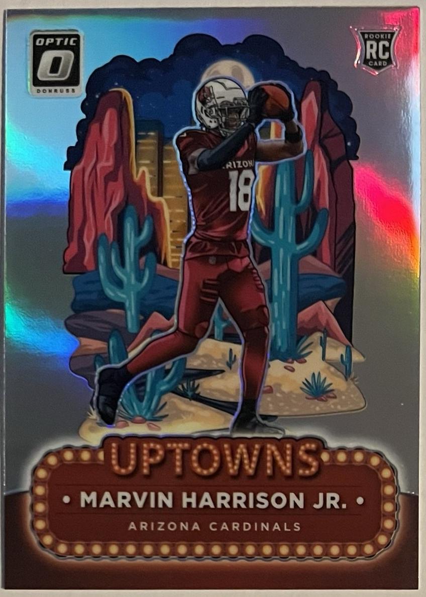 2024 Panini Donruss Optic Uptowns Marvin Harrison Jr. #5 card