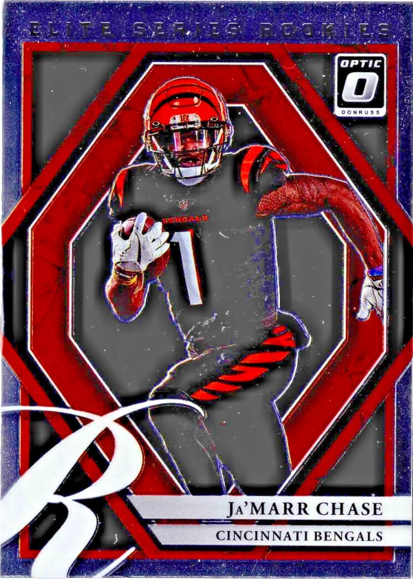 2021 Ja'Marr Chase [Purple Stars] #ESR-7