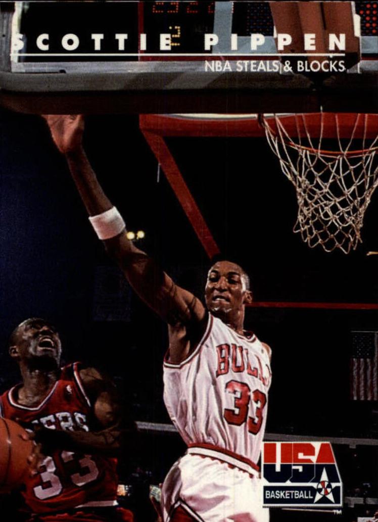 1992 Scottie Pippen [NBA Steals and Blocks] #72