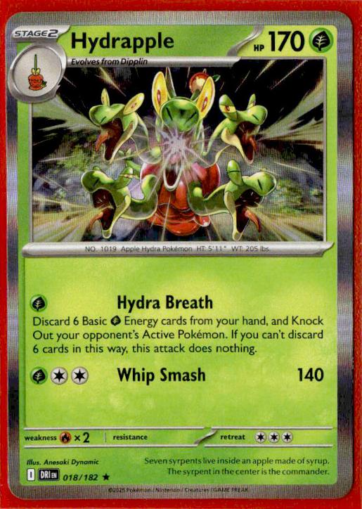 Hydrapple 2025 Pokemon Scarlet & Violet Destined Rivals