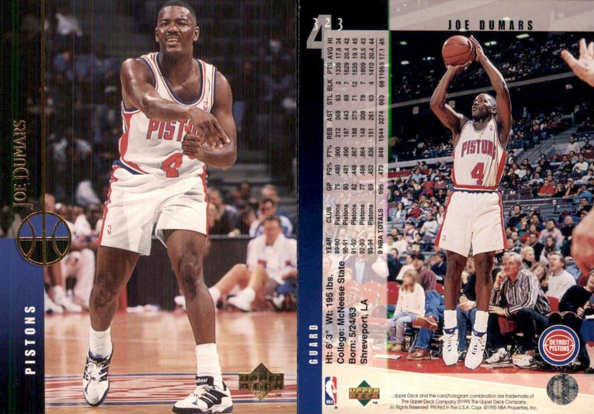 1994 Upper Deck Joe Dumars #323 card