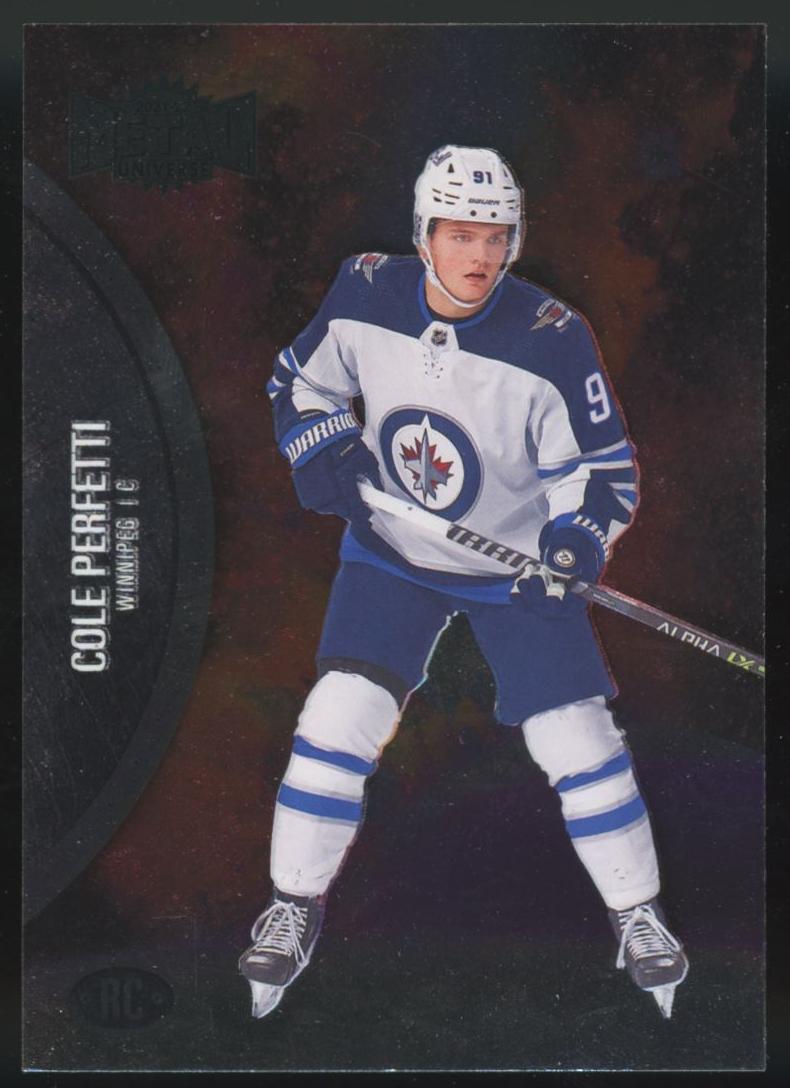 2021 Skybox Metal Universe Cole Perfetti [Green] #183 card