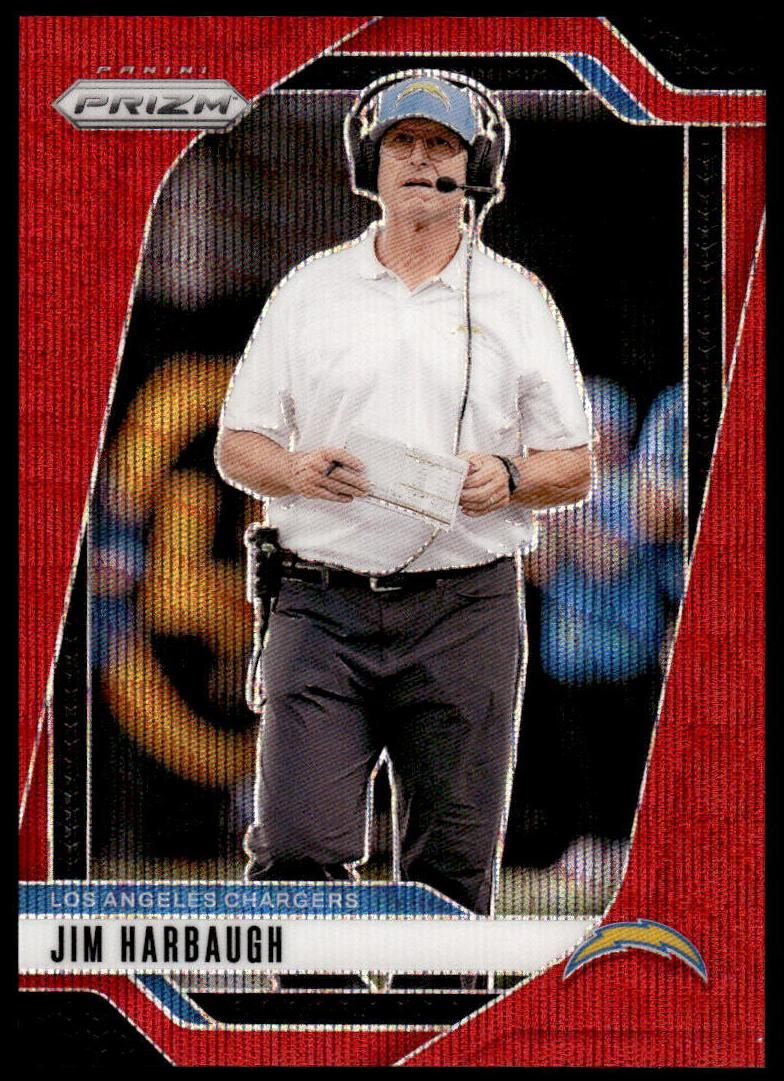 Jim Harbaugh 2024 Prizm Football card