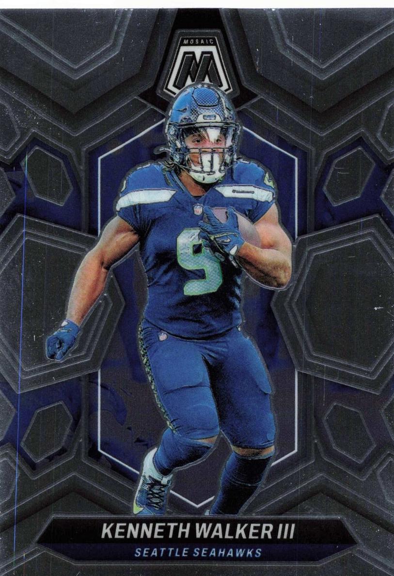 Kenneth Walker III 2024 Mosaic Football card