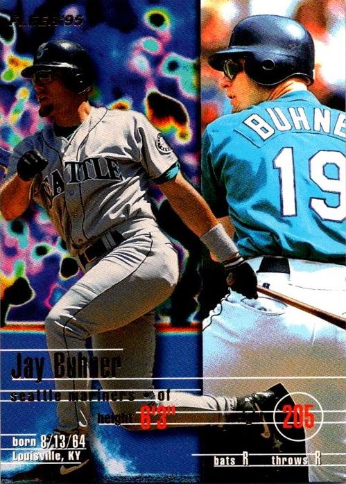 1995 Fleer Jay Buhner #263 card