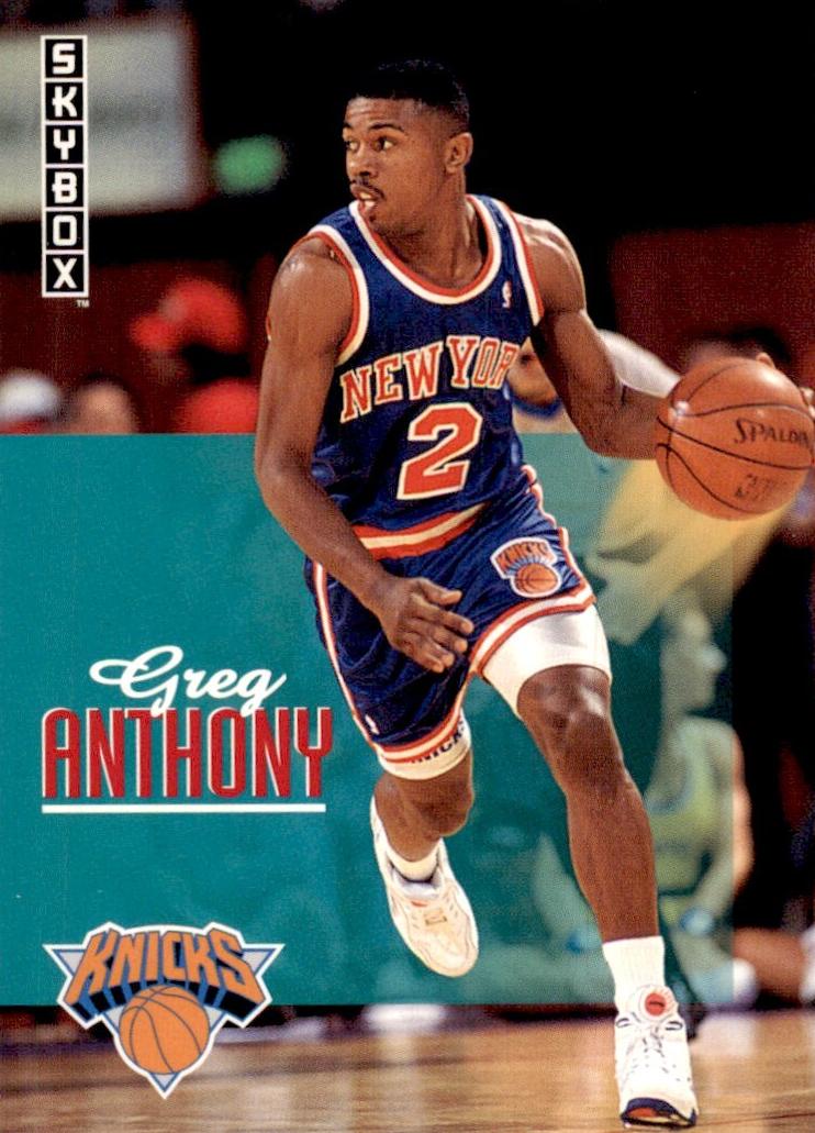 1992 Skybox Greg Anthony #160 card