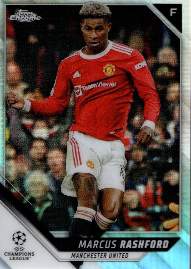 2021 Marcus Rashford [Black and White Raywave] #111