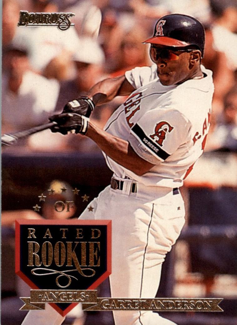 1995 Donruss Garret Anderson #281 card