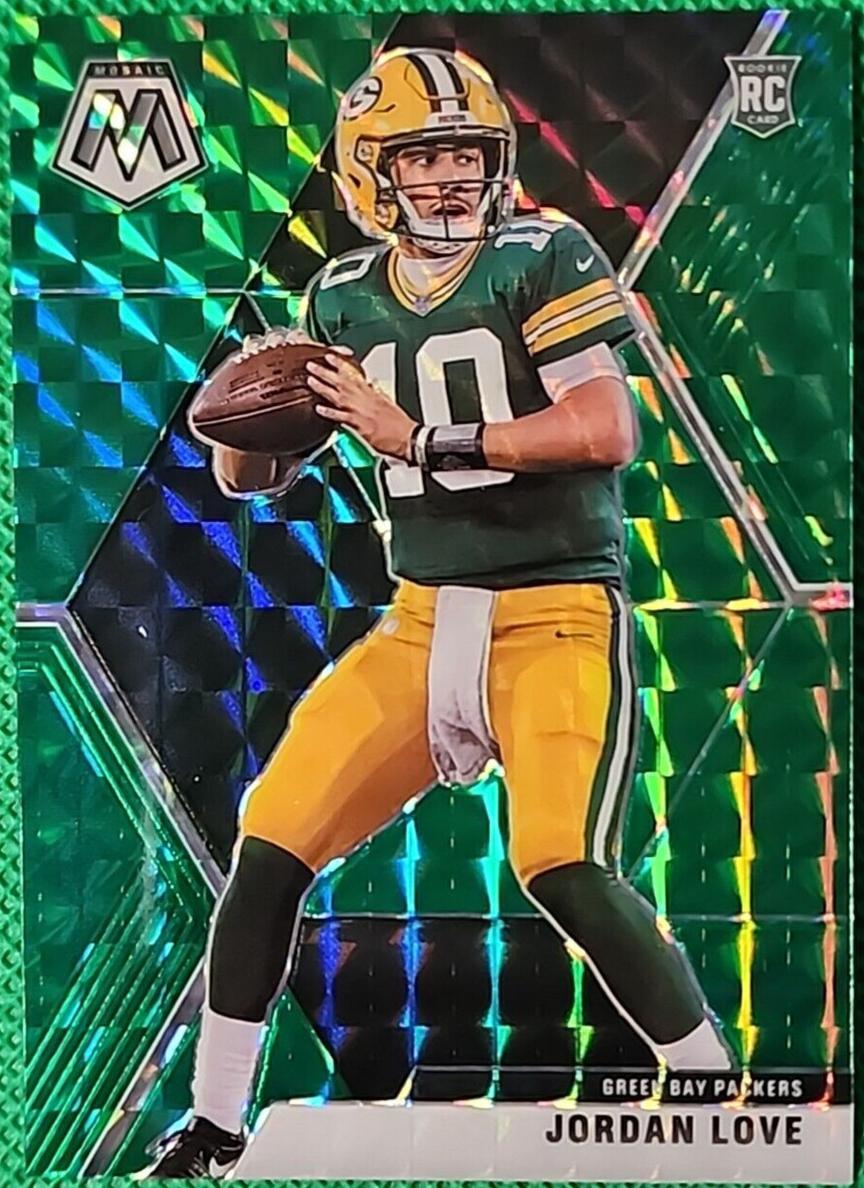 2020 Panini Mosaic Jordan Love [Mosaic Green] #211 card