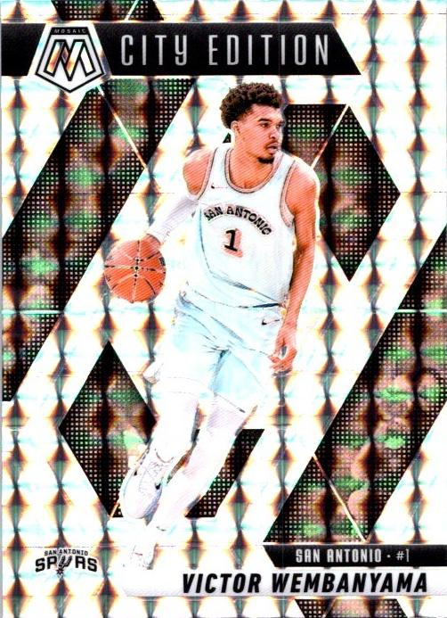 Victor Wembanyama 2024 Mosaic Basketball card