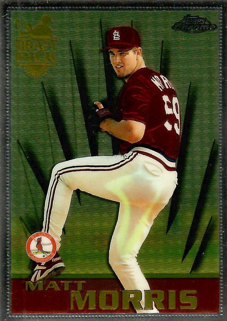 1996 Topps Chrome Matt Morris #92 card