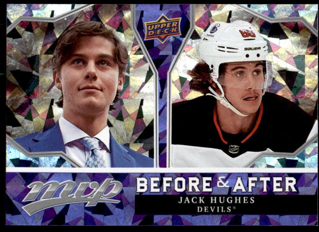 2021 Upper Deck MVP Jack Hughes #BA-15 card