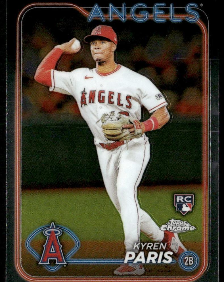 Kyren Paris 2024 Topps Chrome Baseball card