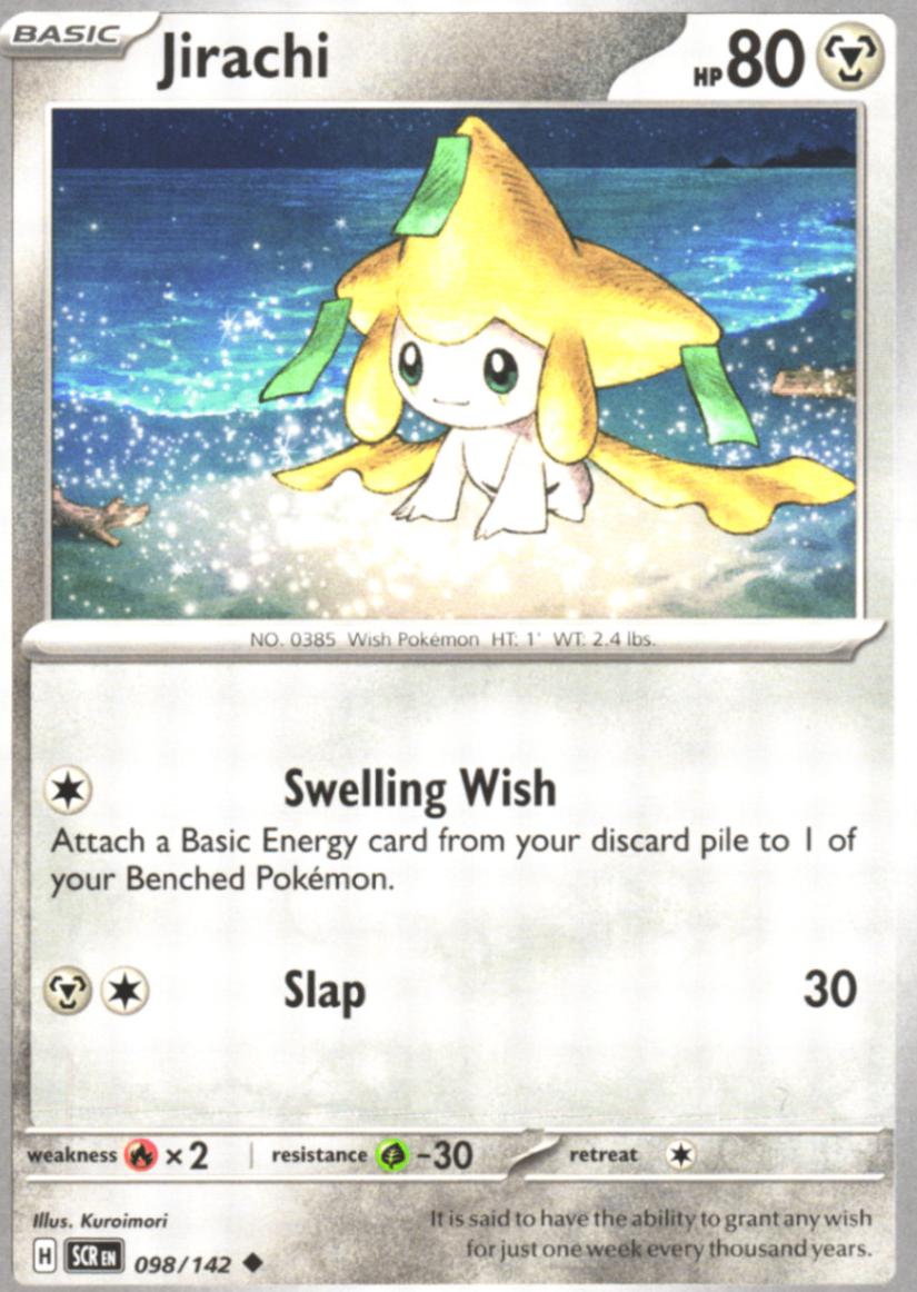 Jirachi 2024 Pokemon Scarlet & Violet Stellar Crown