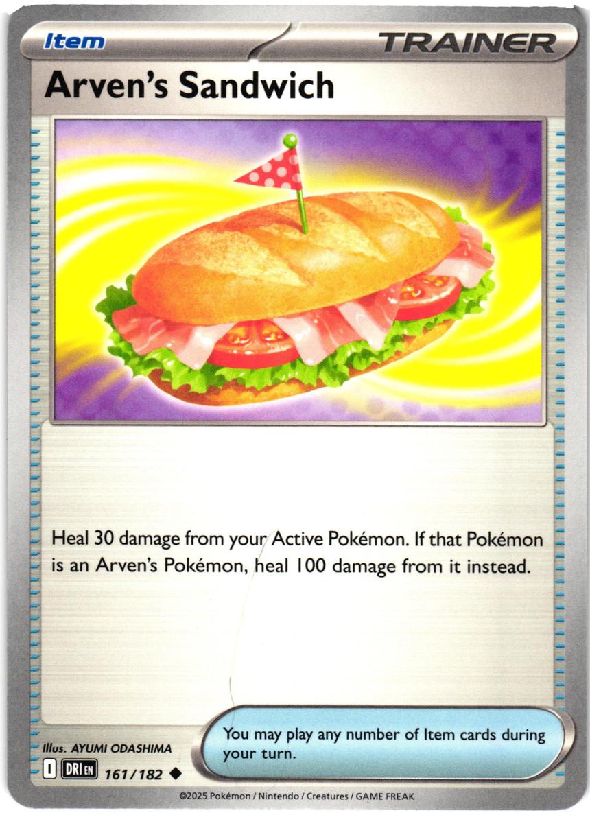 Arven's Sandwich 2025 Pokemon Scarlet & Violet Destined Rivals