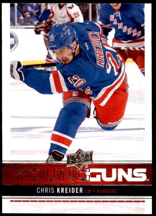 2012 Upper Deck Chris Kreider #237 card
