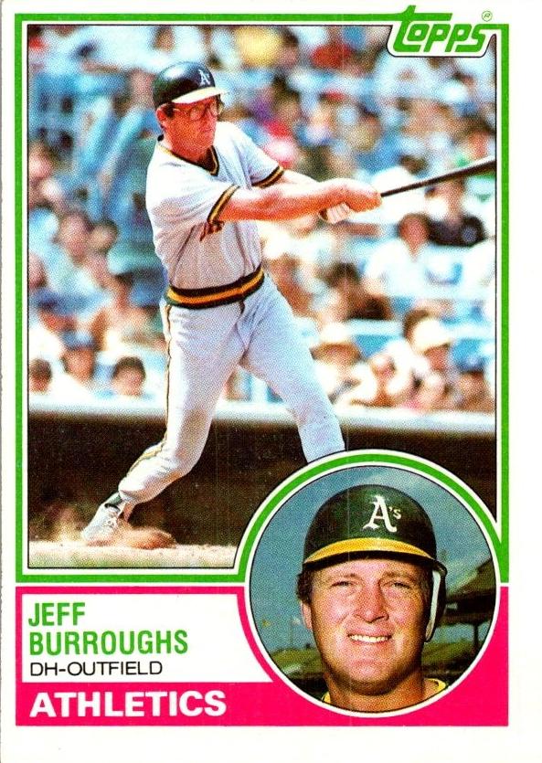 1983 Topps Jeff Burroughs #648 card