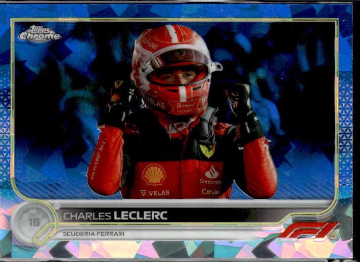 2022 Topps Chrome Sapphire F1 Charles Leclerc #27 card