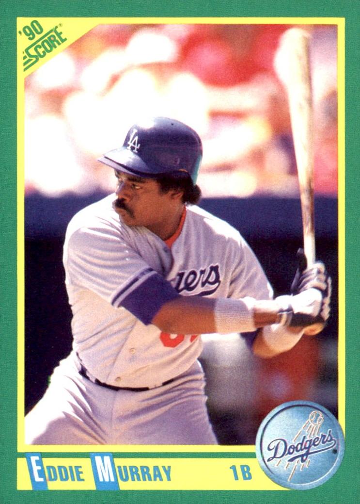 1990 Score Eddie Murray #80 card