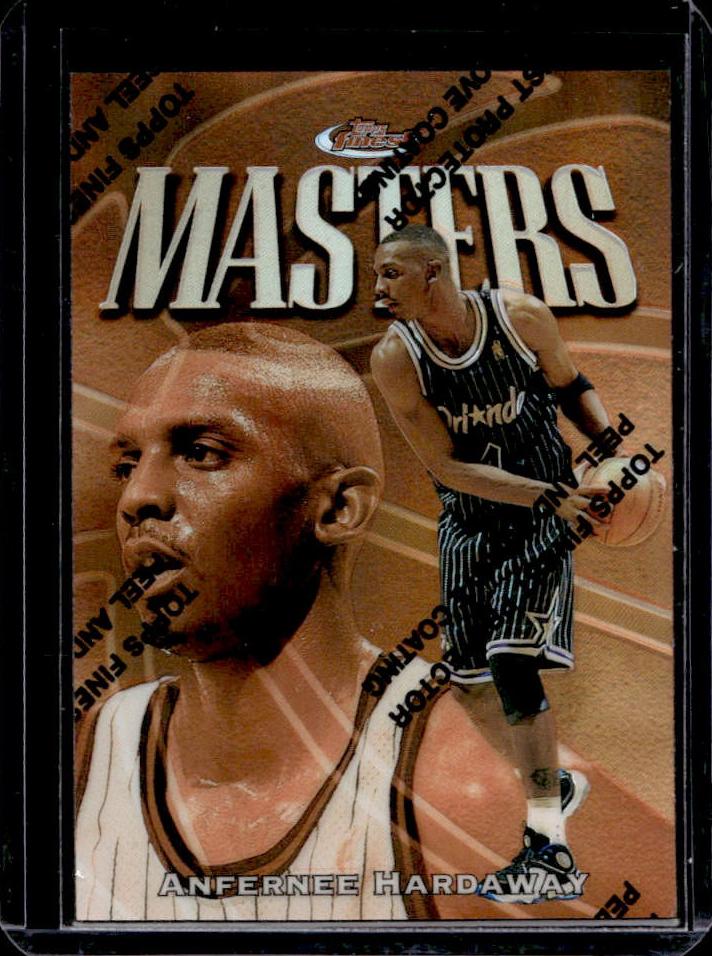 1997 Topps Finest Anfernee Hardaway [Refractor] #77 card