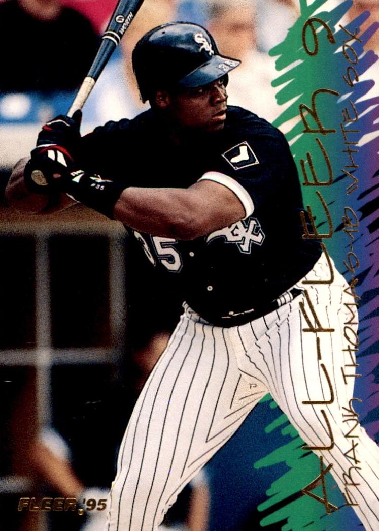 1995 Fleer Frank Thomas #2 card